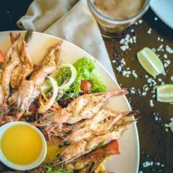 Prawn platter