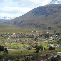 View over Greyton towards mountains